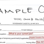 Cape Town Guidelines to exemption applications