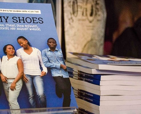 cape towns refugees and migrants launch their new book in my shoes