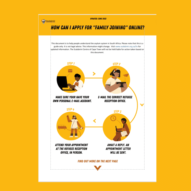 Information about asylum in South Africa Scalabrini